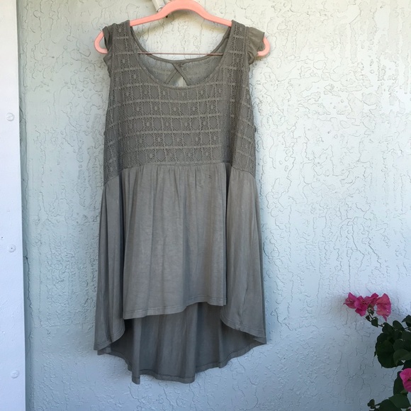 🦄 Torrid Olive Babydoll Top - Picture 10 of 11